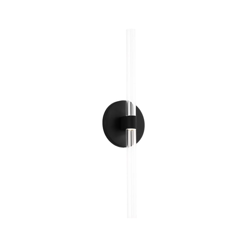 Visual Comfort SLW1092 Silas 18" Tall LED Wall Sconce - Midnight Black