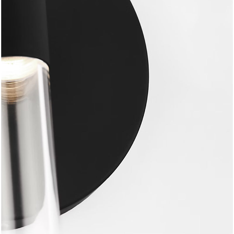 Visual Comfort SLW1092 Silas 18" Tall LED Wall Sconce - Midnight Black