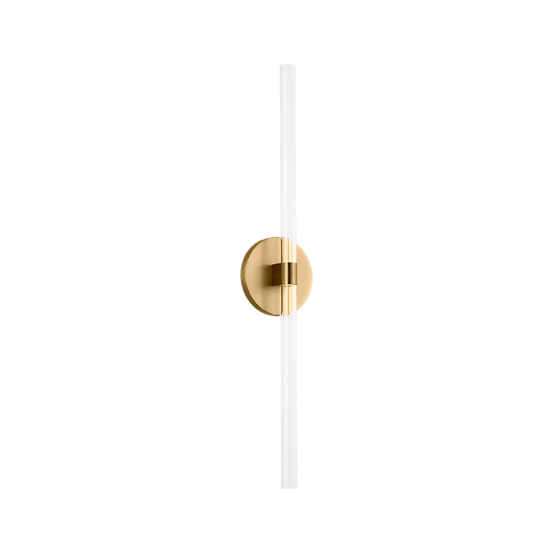 Visual Comfort SLW1102 Silas 24" Tall LED Wall Sconce - Burnished Brass