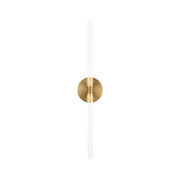 Visual Comfort SLW1102 Silas 24" Tall LED Wall Sconce - Burnished Brass