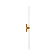 Visual Comfort SLW1102 Silas 24" Tall LED Wall Sconce - Burnished Brass