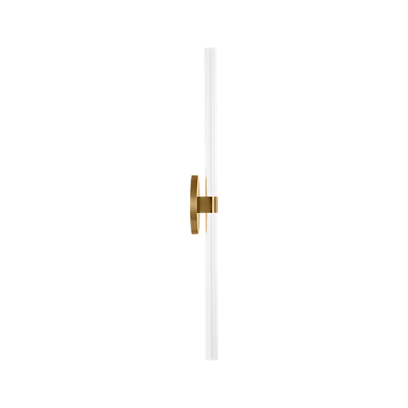 Visual Comfort SLW1102 Silas 24" Tall LED Wall Sconce - Burnished Brass