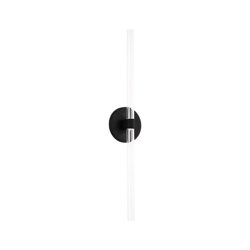 Visual Comfort SLW1102 Silas 24" Tall LED Wall Sconce - Midnight Black