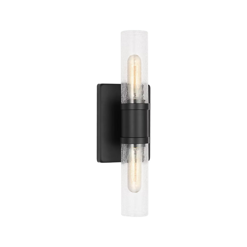 Visual Comfort 4465002 Keaton 2-lt 16" Bath Sconce - Midnight Black/Midnight Black