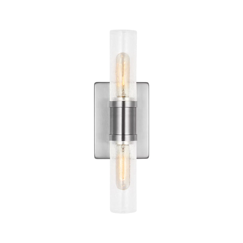Visual Comfort 4465002 Keaton 2-lt 16" Bath Sconce - Brushed Nickel/Brushed Nickel