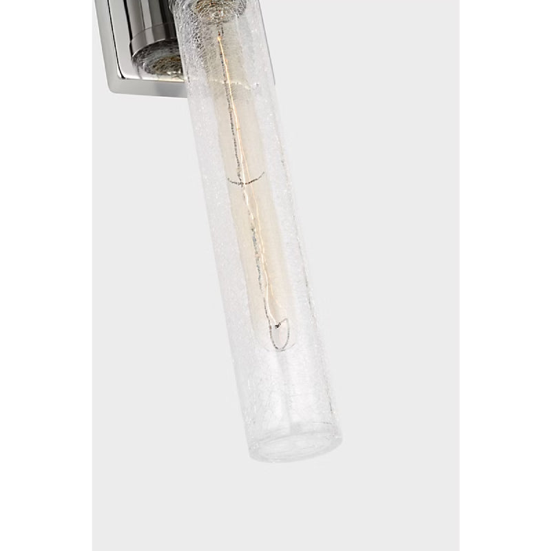 Visual Comfort 4665002 Keaton 2-lt 30" Tall Bath Sconce - Chrome/Clear Crackle Glass