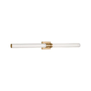 Visual Comfort 4704093SCS Kiel 2-lt 48" LED Bath Light - Satin Brass