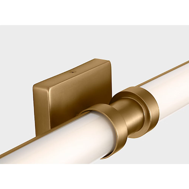 Visual Comfort 4704093SCS Kiel 2-lt 48" LED Bath Light - Satin Brass