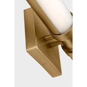 Visual Comfort 4704093SCS Kiel 2-lt 48" LED Bath Light - Satin Brass