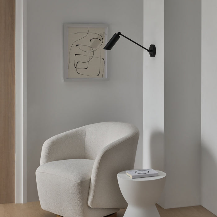 Visual Comfort DJW1121 Frasar 1-lt 11" Tall Medium Arm Wall Sconce