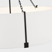 Visual Comfort TFC1114 Bergen 4-lt 36" LED Extra Large Hanging Pendant - Aged Iron
