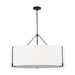 Visual Comfort TFC1114 Bergen 4-lt 36" LED Extra Large Hanging Pendant - Aged Iron