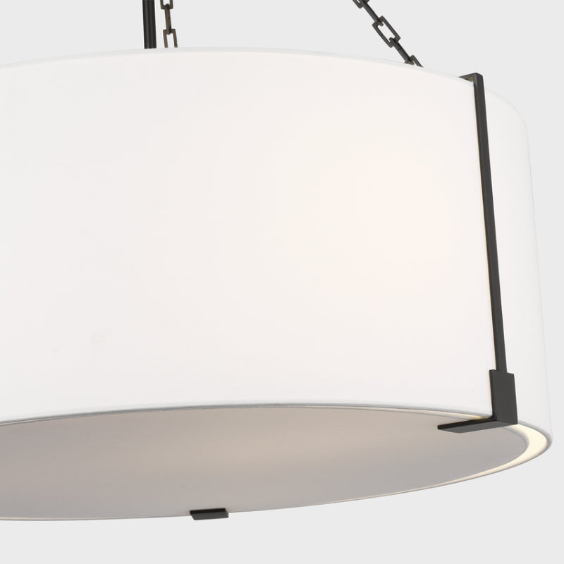 Visual Comfort TFC1123 Bergen 3-lt 28" LED Large Hanging Pendant - Aged Iron