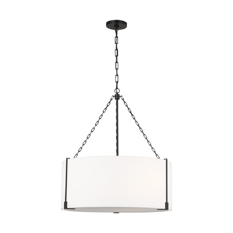 Visual Comfort TFC1123 Bergen 3-lt 28" LED Large Hanging Pendant - Aged Iron