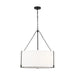 Visual Comfort TFC1123 Bergen 3-lt 28" LED Large Hanging Pendant - Aged Iron