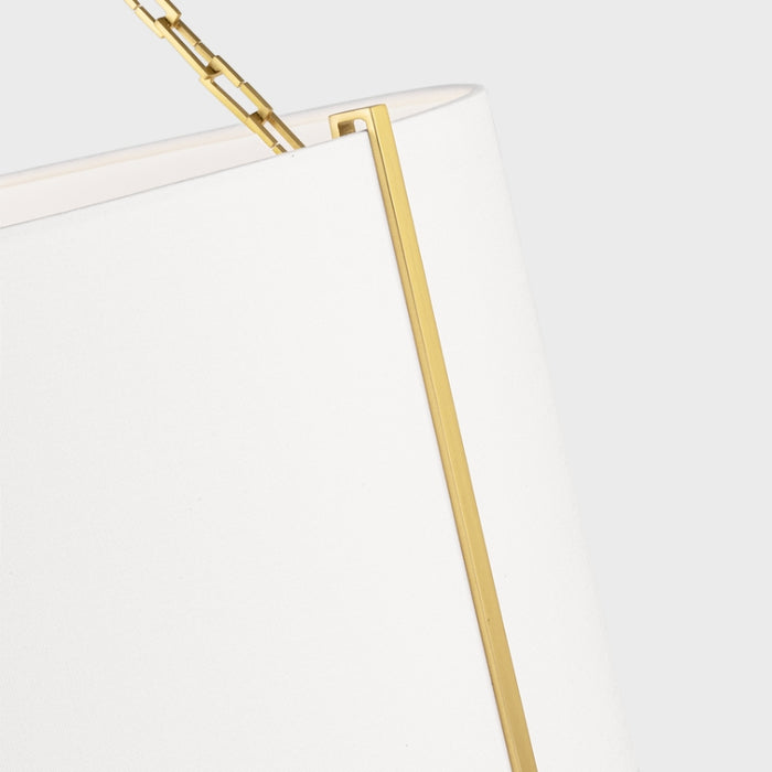 Visual Comfort TFC1123 Bergen 3-lt 28" LED Large Hanging Pendant - Burnished Brass