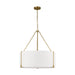 Visual Comfort TFC1123 Bergen 3-lt 28" LED Large Hanging Pendant - Burnished Brass