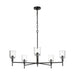 Visual Comfort TFC1135 Hartley 5-lt 36" Large Chandelier - Aged Iron