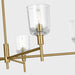 Visual Comfort TFC1135 Hartley 5-lt 36" Large Chandelier - Burnished Brass
