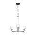 Visual Comfort TFC1143 Hartley 3-lt 24" Medium Chandelier - Aged Iron