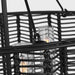 Visual Comfort TFC1163 Winslow 3-lt 24" LED Medium Hanging Shade Chandelier - Midnight Black