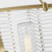 Visual Comfort TFC1163 Winslow 3-lt 24" LED Medium Hanging Shade Chandelier - Power-Coated Brass