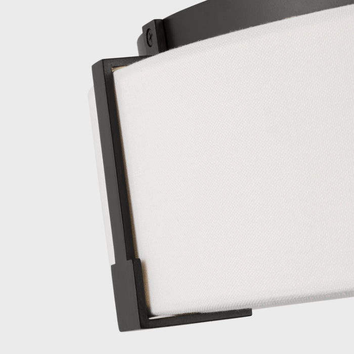 Visual Comfort TFF1002 Bergen 2-lt 14" Medium Flush Mount - Aged Iron