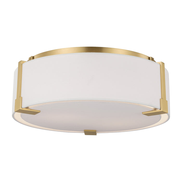 Visual Comfort TFF1002 Bergen 2-lt 14" Medium Flush Mount - Burnished Brass