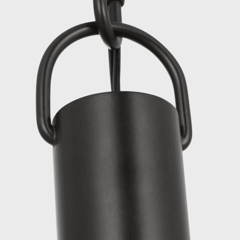 Visual Comfort TFP1021 Hartley 1-lt 8" LED Medium Pendant - Aged Iron
