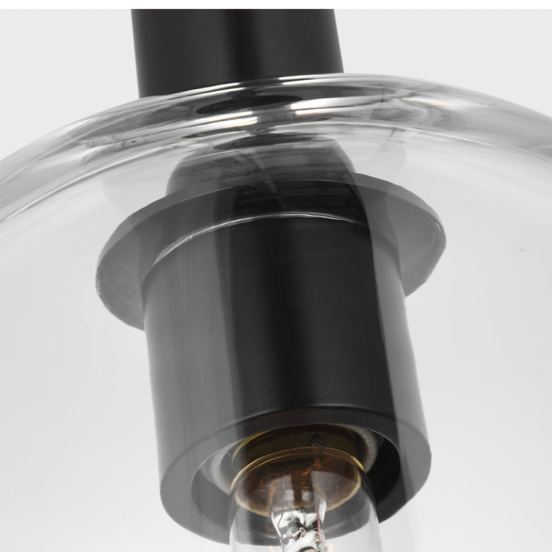 Visual Comfort TFP1021 Hartley 1-lt 8" LED Medium Pendant - Aged Iron