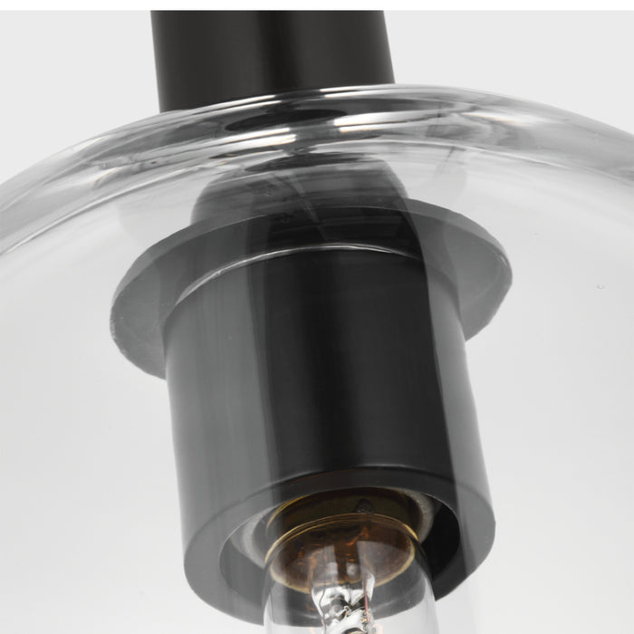 Visual Comfort TFP1021 Hartley 1-lt 8" LED Medium Pendant - Aged Iron