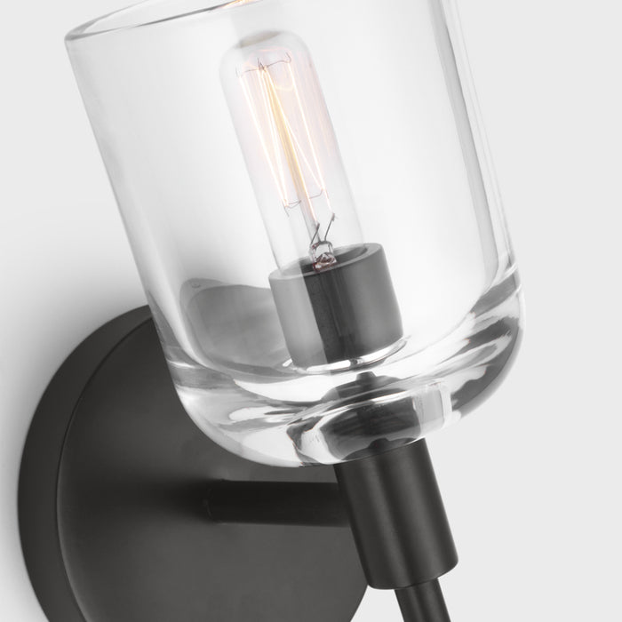 Visual Comfort TFV1001 Hartley 1-lt 9" Tall LED Small Wall Sconce - Aged Iron