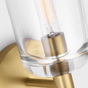 Visual Comfort TFV1001 Hartley 1-lt 9" Tall LED Small Wall Sconce - Burnished Brass
