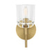Visual Comfort TFV1001 Hartley 1-lt 9" Tall LED Small Wall Sconce - Burnished Brass