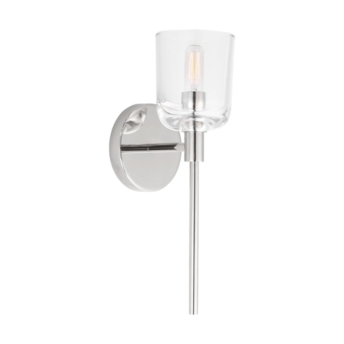Visual Comfort TFV1001 Hartley 1-lt 9" Tall LED Small Wall Sconce - Polished Nickel