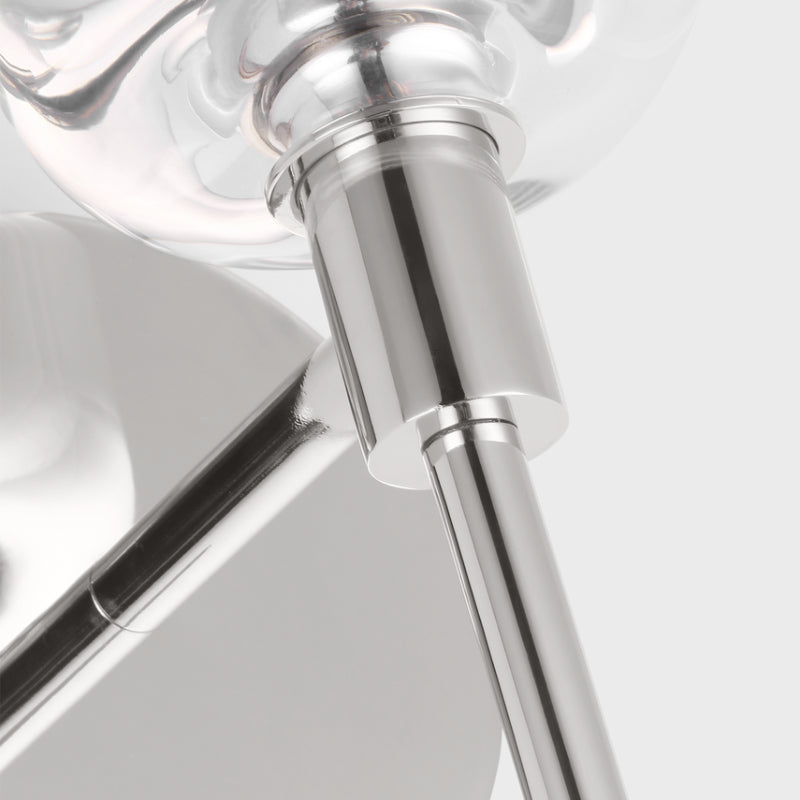 Visual Comfort TFV1001 Hartley 1-lt 9" Tall LED Small Wall Sconce - Polished Nickel