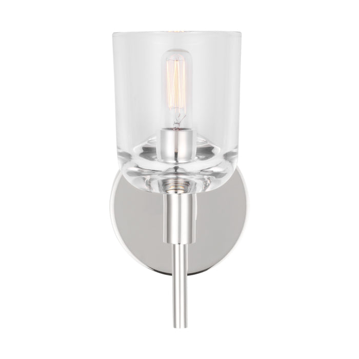 Visual Comfort TFV1001 Hartley 1-lt 9" Tall LED Small Wall Sconce - Polished Nickel