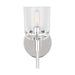 Visual Comfort TFV1001 Hartley 1-lt 9" Tall LED Small Wall Sconce - Polished Nickel