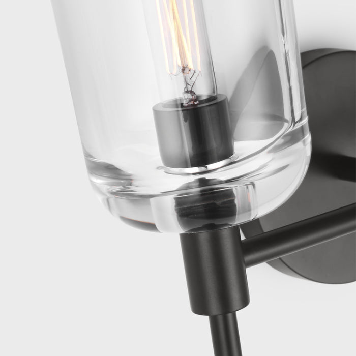 Visual Comfort TFV1002 Hartley 2-lt 15" LED Vanity Light - Aged Iron