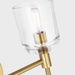 Visual Comfort TFV1002 Hartley 2-lt 15" LED Vanity Light - Burnished Brass