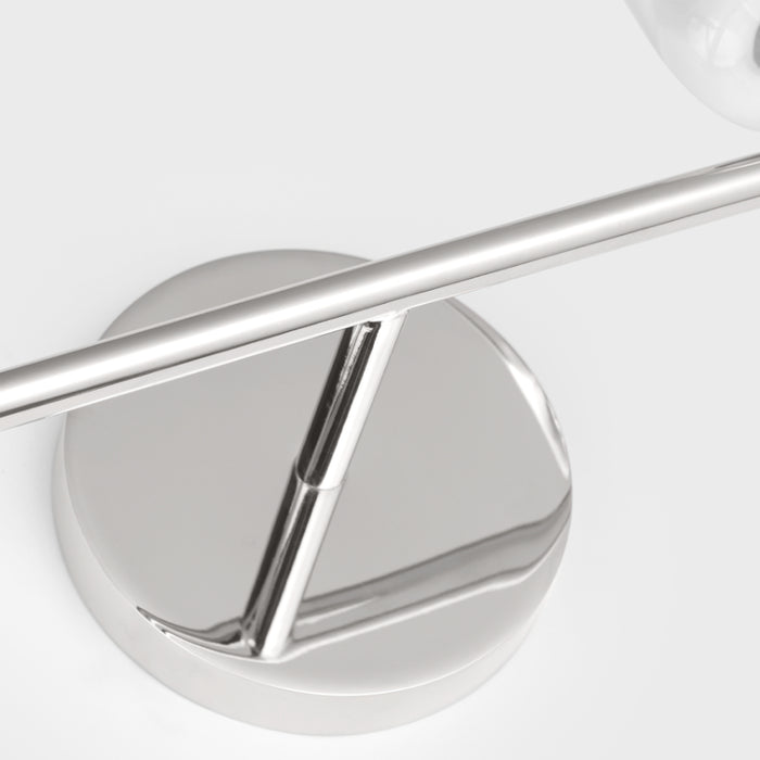 Visual Comfort TFV1002 Hartley 2-lt 15" LED Vanity Light - Polished Nickel