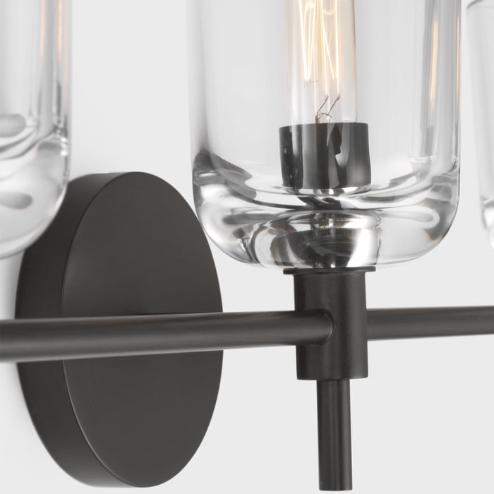 Visual Comfort TFV1003 Hartley 3-lt 24" LED Vanity Light - Aged Iron