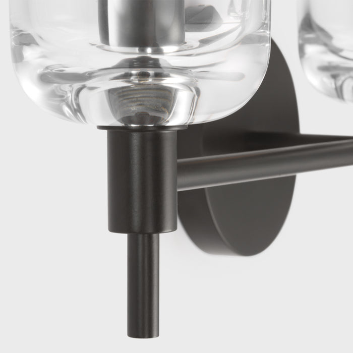 Visual Comfort TFV1003 Hartley 3-lt 24" LED Vanity Light - Aged Iron