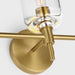 Visual Comfort TFV1003 Hartley 3-lt 24" LED Vanity Light - Burnished Brass
