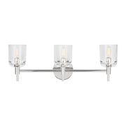 Visual Comfort TFV1003 Hartley 3-lt 24" LED Vanity Light - Polished Nickel