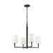 Visual Comfort TC1194 Danica 4-lt 27" LED MedIum Chandelier - Aged Iron