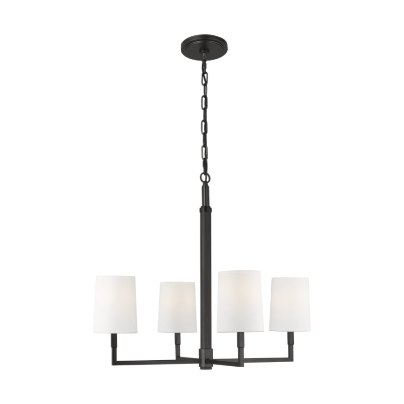 Visual Comfort TC1194 Danica 4-lt 27" LED MedIum Chandelier - Aged Iron