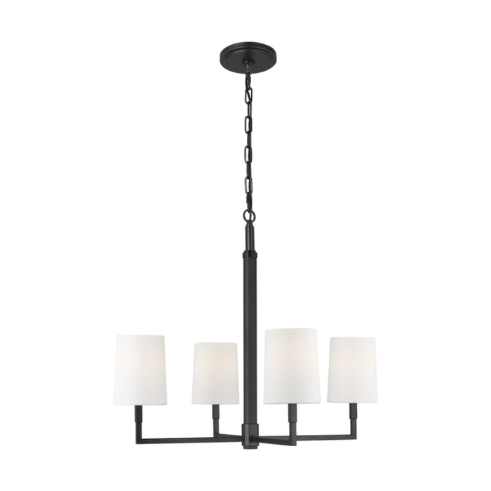 Visual Comfort TC1194 Danica 4-lt 27" LED MedIum Chandelier - Aged Iron