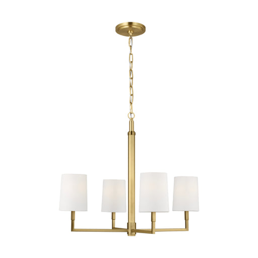 Visual Comfort TC1194 Danica 4-lt 27" LED MedIum Chandelier - Burnished Brass
