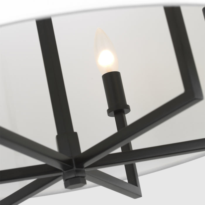 Visual Comfort TC1206 Danica 6-lt 25" LED Large Chandelier - Aged Iron